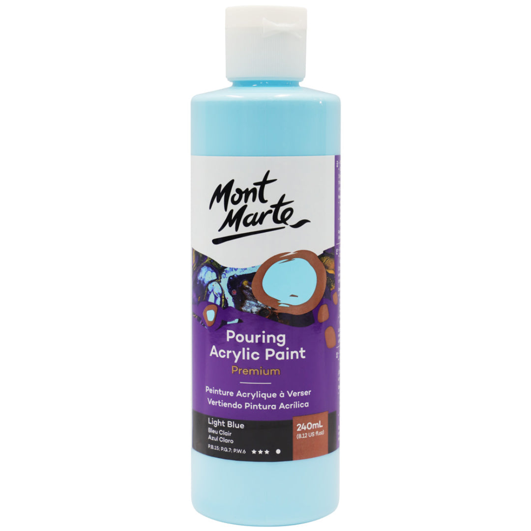 Pouring Acrylic 240ml - Light Blue